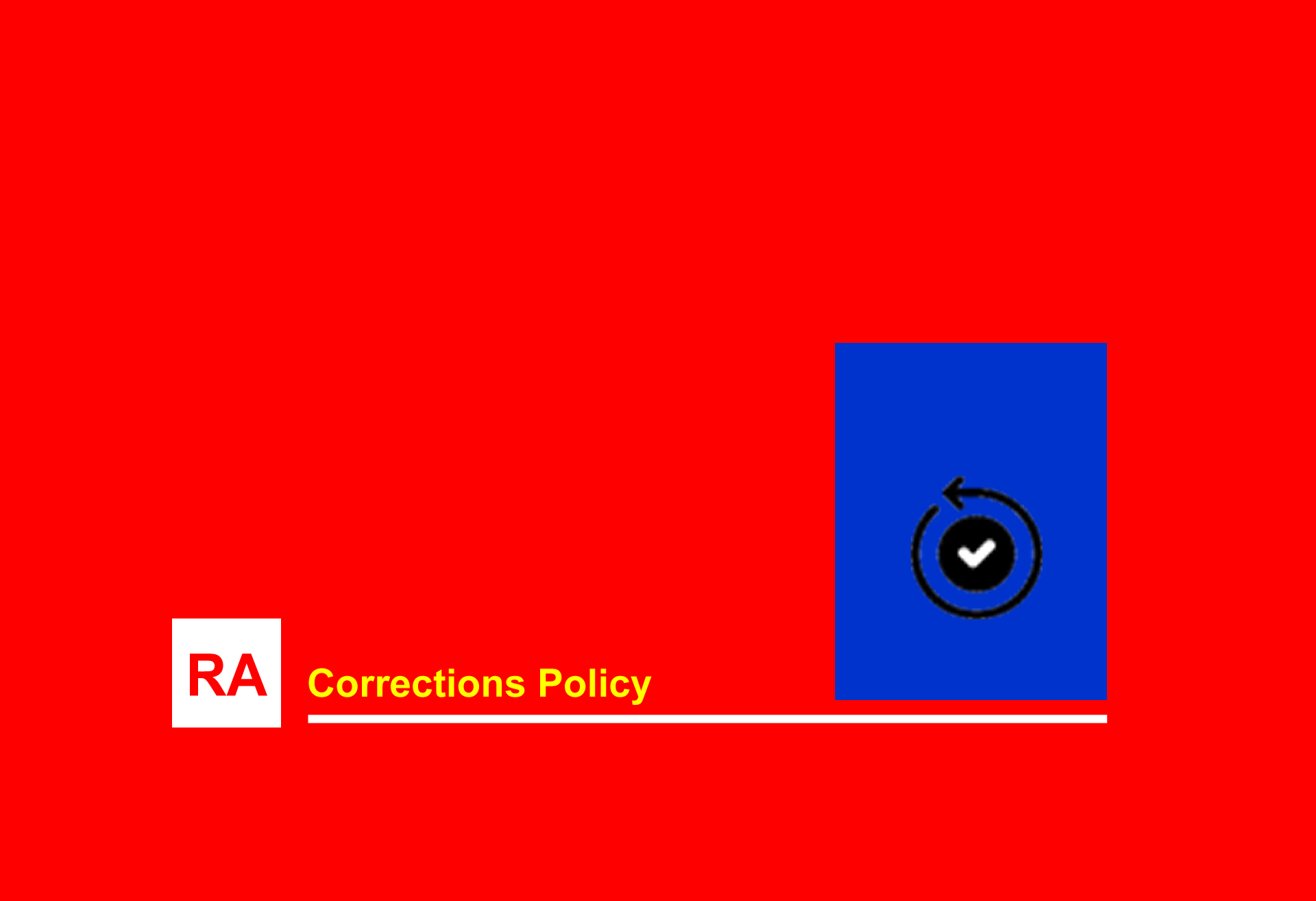 corrections policy