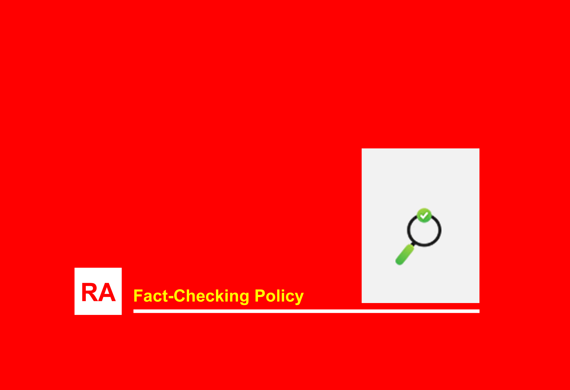 fact-checking policy icon